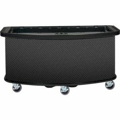 Cambro Vending Cart with Carbon Fiber Laminated Wrap, 75" x 33-1/2" x 38-3/4"