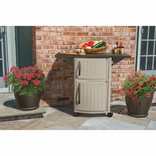 Suncast DCP2000 - Patio Cabinet Serving Station - Image 2