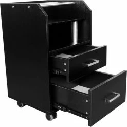 AYC Group Glasglow Salon Pedicure Trolley - Black