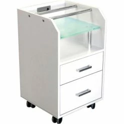 AYC Group Glasglow Salon Pedicure Trolley - White