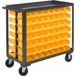 Durham Mfg. Durham Bin Service Cart RSC-1836-BLP-112-220-95 - 112 Bins, 1200 Lbs. Cap. 42-1/4 x 18-x 37-5/8