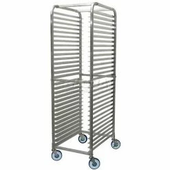 Winco ALRK-30BK 30-Tier Aluminum Rack W/ Brake
