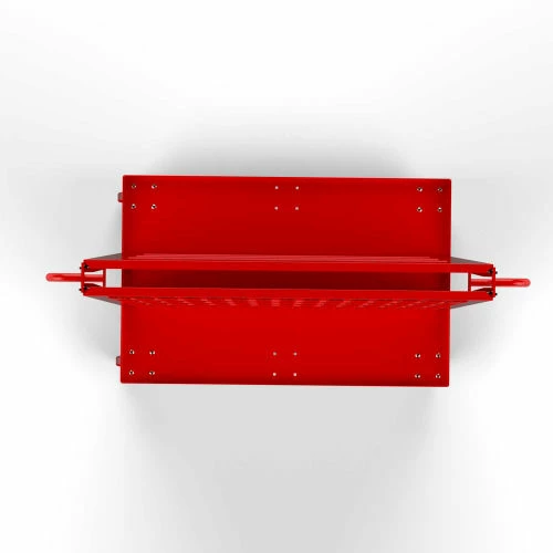 Valley Craft Modular A-Frame Bin Cart F89547 w/1 Louvered 1 Round-Peg Pegboard 48"W x 30"D x 62" Red - Image 4