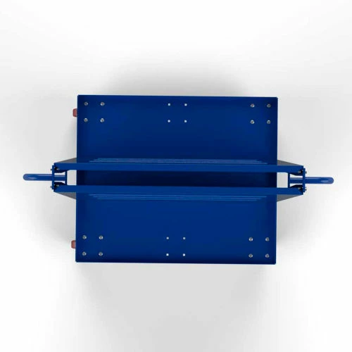 Valley Craft Modular A-Frame Bin Cart F89547 w/1 Louvered 1 Round-Peg Pegboard 36" x 30" x 62" Blue - Image 5