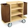 Forbes Industries Forbes Plastic Housekeeping Cart, Tan - 2193-36-TN