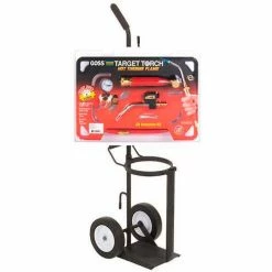 Goss. Sidewinder™ Kit KX-10BCW W/Wheeled Cart, "B" Regulator, 12' Hose