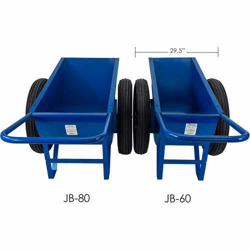 Jescraft™ Georgia Buggy Concrete Cart JB-80 - 8 Cu. Ft. Capacity - Image 2