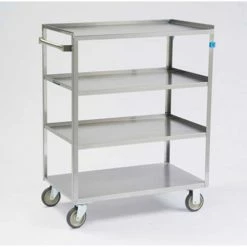Lakeside® 333 Stainless Steel Linen Service Cart, 300 lbs. Capacity