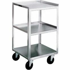 Lakeside® 359 Stainless Steel Mobile Equipment Stand, 3 Shelves, 300 lbs. Capacity