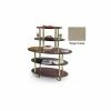 Geneva Lakeside Oval Dessert Display Cart w/ 5 Open Shelves, 37212-09
