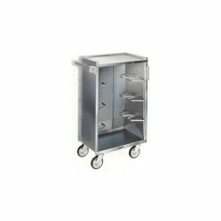 Lakeside® 815 4 Shelf Md Bussing Cart - 28-1/4X16-7/8 Walnut