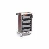 Lakeside® 890BL 4 Shelf Md Bussing Cart - 27-3/4X17-5/8 Black
