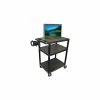 Luxor LE40 - 2 Shelf A/V Cart - 32x24x40-1/2