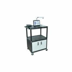 Luxor A/V Table w/ Cabinet - 32x24x48-1/4