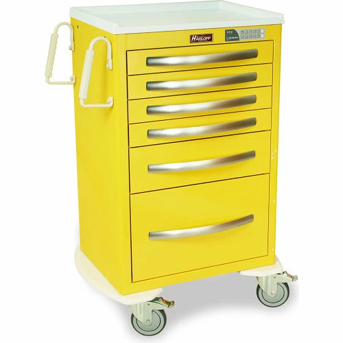 Harloff A-Series Aluminium Isolation Cart, 6 Drawers, 30"W x 22"L x 43-3/4"H, Navy - Image 2