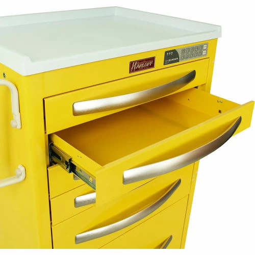 Harloff A-Series Aluminium Isolation Cart, 6 Drawers, 30"W x 22"L x 43-3/4"H, Navy - Image 3