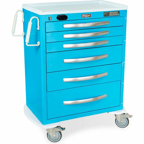 Harloff A Series Aluminium Medical Cart, Tall Height, 36-3/4"W x 22"D x 43-3/4"H, Beige - Image 2