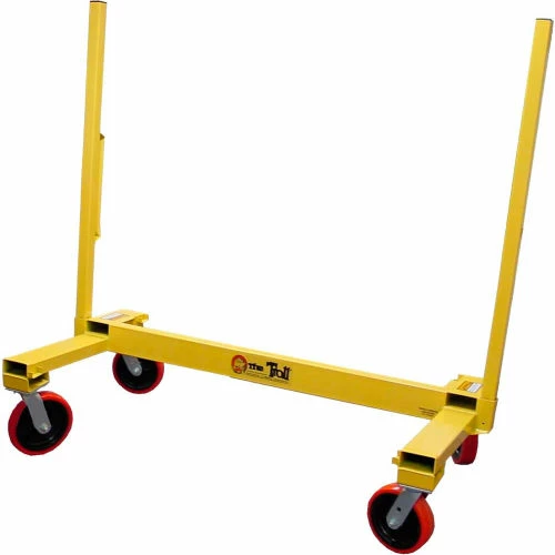 TROLL 4000lb Capacity Drywall Cart, 60"L x 28"W x 54"H