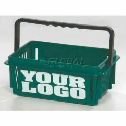 Good L ® Mini Plastic Shopping Basket with Plastic Handle 15 Liter 12"L x 8"W x 5"H, Dk Blue - Pkg Qty 12