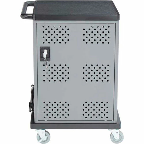 Oklahoma Sound® DCC Duet Charging Cart For 32 Devices, Gray/Black - Image 8