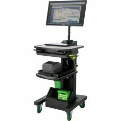 Newcastle Systems All-in-One NB Series PowerSwap Nucleus Lithium Mobile Workstation, 2 Battery Packs