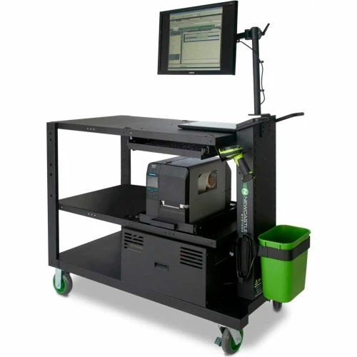 Newcastle Systems PC Series Mobile Powered Workstation, 54"W x 26"D, 200AH SLA Battery - Image 9
