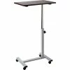 Seville Classics airLIFT® Height Adjustable Mobile Laptop Desk Cart, Silver