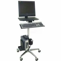 Omnimed® 350714 ERGO Computer Transport Stand with Cord Reel