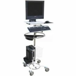 Omnimed® 350718 Omni Computer Cart with Cord Reel