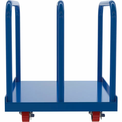Vestil Heavy Duty Panel Cart W/ 6"x 2" Casters, 4000 lb. Capacity, Orange - Image 4