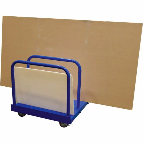 Vestil Heavy Duty Panel Cart W/ 6"x 2" Casters, 4000 lb. Capacity, Orange - Image 5