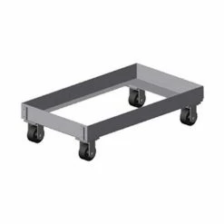 Prairie View Chill2, Chill Tray Dollies, Double, 22-3/4"W x 10"H x 39"D, Aluminum