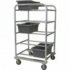 Prairie View PVI Aluminum Lug Cart HDLUGDB10 - 10 Lug Cap. Heavy Duty All-Welded 31-1/4"L x 27-1/2"W x 57"H, Gray