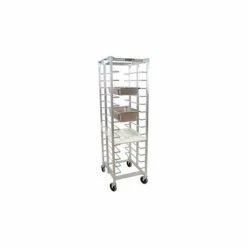 Prairie View WE4018-KD-U, Universal Pan Rack, 15 Pan Capacity, Aluminum, 22-3/4"W x 73-1/4"H x 26"D