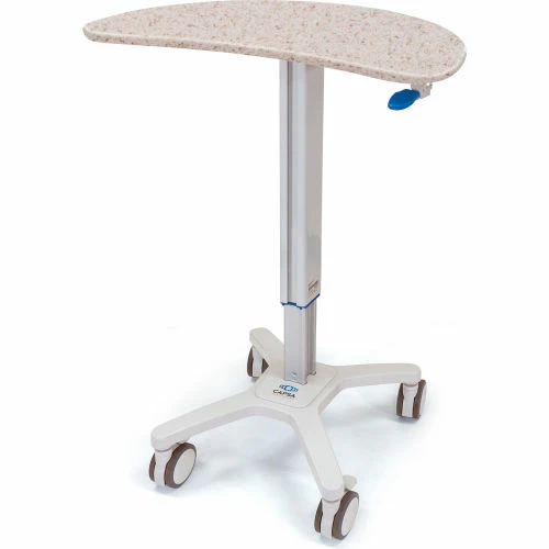 Capsa Healthcare Mobile Laptop Cart 32-1/2" to 48-1/2"H, Crème