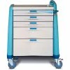 Capsa Healthcare Avalo® Emergency Cart, Blue, Compact Height
