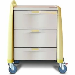Capsa Healthcare Avalo® Isolation Cart, Yellow, Compact Height