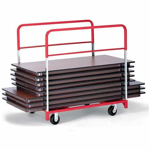 Raymond Products Round/Rectangular Folding Table Mover 2 Fixed & 2 Swivel 5" Phenolic Casters - Image 3