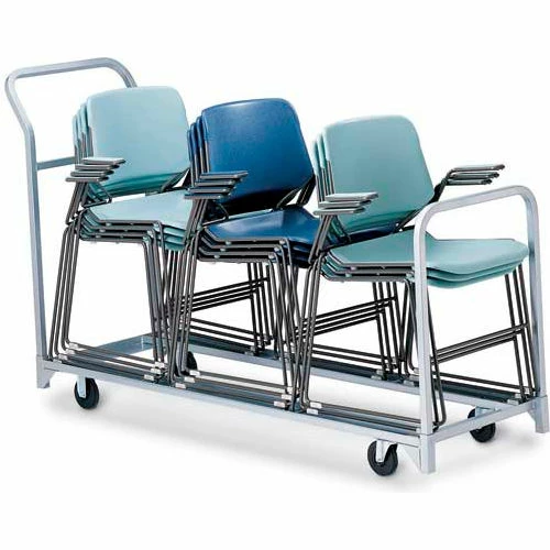 Raymond Products Folding/Stacking Chair Truck, 68"L x 23"W, All Steel