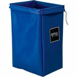 Royal Basket Trucks Hamper Bag, Blue Vinyl, Standard Pocket