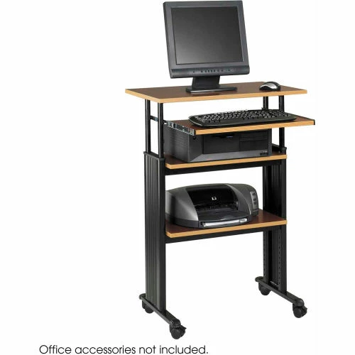 Safco® Products 1929CY Muv Stand-up Adjustable Height Workstation - Cherry