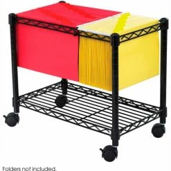 Safco® 5201 Wire Mobile File - Black