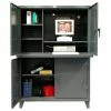 StrongHold Strong Hold Multi-Compartment Computer Cabinet 54"W x 24"D x 78"H