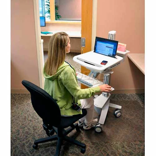 Ergotron® SV41-6100-0 StyleView® Medical Laptop Cart - Image 4