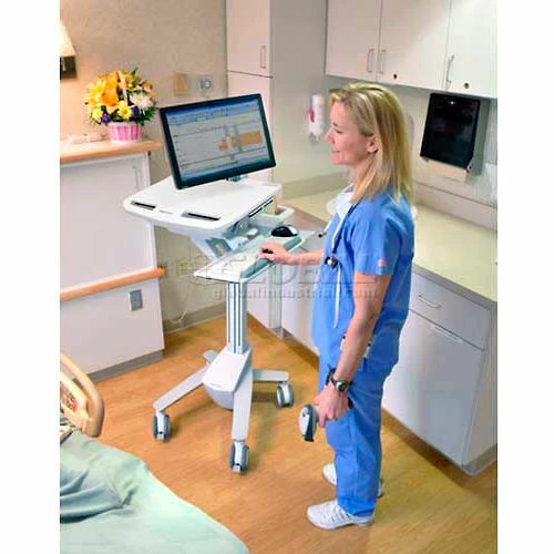 Ergotron® SV41-6200-0 StyleView® Medical Cart with LCD Arm - Image 2