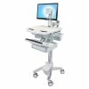 Ergotron® SV43-1310-0 StyleView® Medical Cart with LCD Pivot, 1 Drawer