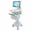 Ergotron® SV44-1361-1 StyleView® Medical Cart with LCD Pivot, SLA Powered, 6 Drawers