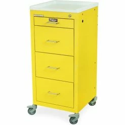 Harloff Mini-Line Tall Four Drawer Isolation Cart, Beige - 3154K