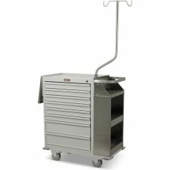 Harloff Cast Cart Eight Aluminum Drawers Specialty Package, Sand - 6035