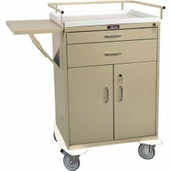 Harloff Classic Two Drawer Treatment Cart Specialty Package, Sand - 6201